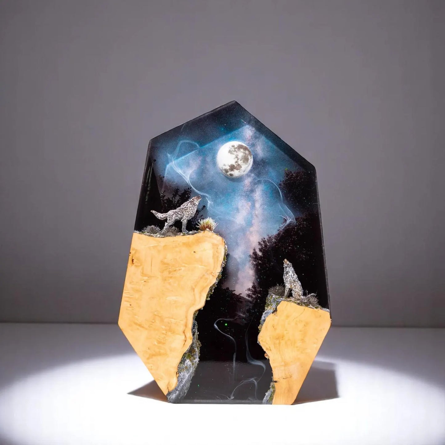 Heulender Wolf Mondlampe